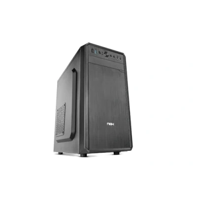Imagen de Nox LITE030 NXLITE030 Caja PC, Frontal con Acabado Cepillado, Fuente alimentación ATX 500W preinstalada, Compatible Placas ATX, Micro ITX, Color Negro