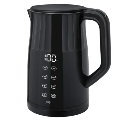 Imagen de JAP Calidaqua Hervidor agua electrico Kettle Tetera electrica Pava Con control de temperatura Pantalla LED 1.7L, 2200W Negro