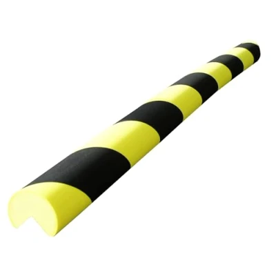 Imagen de Metalworks NE/AMPU4025NJ Protector esquina goma, color negro/amarillo, 40 mm Dia x 750 L