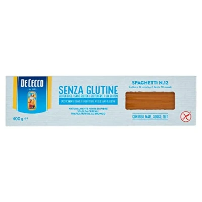 Imagen de De Cecco Senza Glutine Spaghetti N.12, 400g