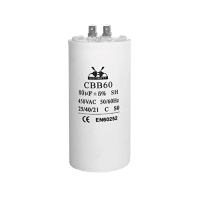 Imagen de Condensador de arranque 450V AC 80 uF CBB60