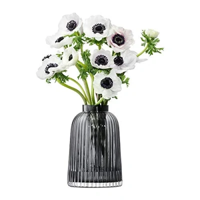 Imagen de LSA International Pleat PT03 Jarrón, 20 cm de alto, color gris