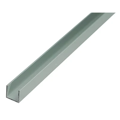 Imagen de Alberts 473891 Perfil en U Aluminio, anodizado plateado 1000 x 22 10 mm