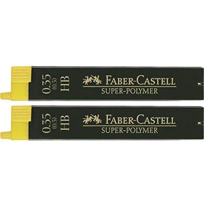 Imagen de Paquete doble Faber Castell Super Polymer Minas finas de 0,35 HB