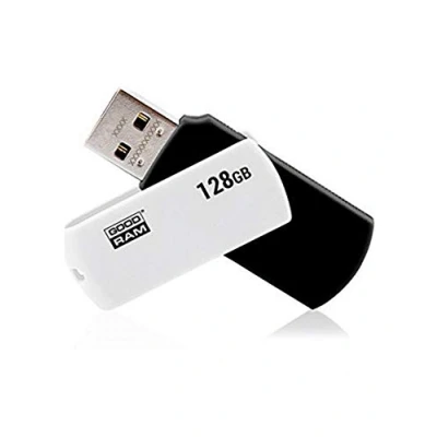 Imagen de Goodram UCO2 unidad flash USB 128 GB 2.0 Conector Tipo A Negro, Blanco Memoria (128 GB, 2.0, A, 20 MB/s, Girar, Blanco)