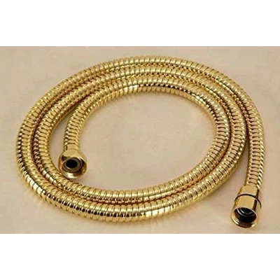 Imagen de Manguera para Ducha Flexo Acero Inoxidable Color Oro 1,70 m