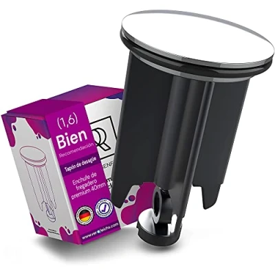 Imagen de Tapon Lavabo Premium 40mm Cromado Universal para Baño y Bidé Altura Ajustable Acero Inoxidable Resistente a la Cal El Sellado