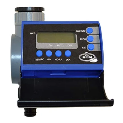 Imagen de S&amp;M 590047 Programador Digital de Grifo para Riego Automático Hembra Macho 3/4“