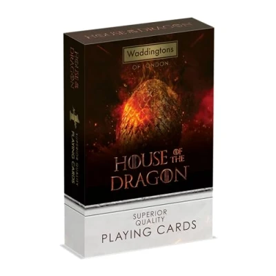 Imagen de Waddingtons Number 1 Winning Moves Playing Cards House of The Dragon Jugando a Las Cartas Inglés