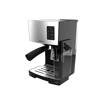 Imagen de Cecotec Power Instant ccino Cafetera Express Semiautomática, Tanque de Leche, Cappuccino en un Solo Paso, 20 Bares Presión y Sistema Thermoblock, Inox