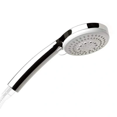 Imagen de TATAY Alcachofa Ducha Calma, 10 cm de Diámetro, ABS, 5 posiciones, Sistema Ahorro Agua y Antical, Cromado