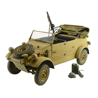 Imagen de Italeri Volkswagen 7405S KDF. 1 Kübelwagen Tipo 82 modelismo, Modelo de Suelo, Tinkering, Hobby, encolado, Kit plástico, preciso al Detalle, Color Camo (7405)