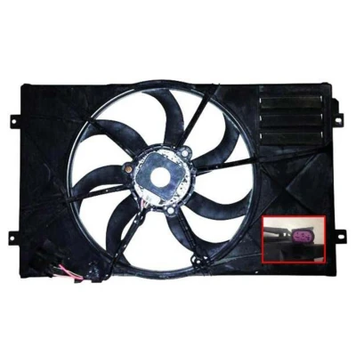 Imagen de VEMO V15 01 1920 Ventilador de Radiador 410 12 400 con bastidor soporte VOLKSWAGEN: GOLF 5, Touran I, 6, SEAT: Leon I Hatchback, Altea XL