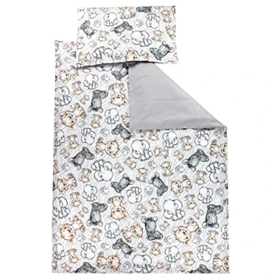 Imagen de TupTam Juego de Ropa Cama para Niños, 2 Piezas., Safari/Gris, 120x90 cm