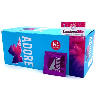 Imagen de Adore Los Condones Extra Seguros 144pcs