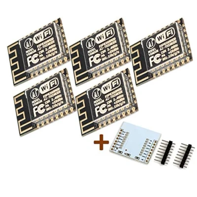 Imagen de TECNOIOT 5pcs ESP ESP8266 Serial WiFi Transceiver Module (ESP12F)