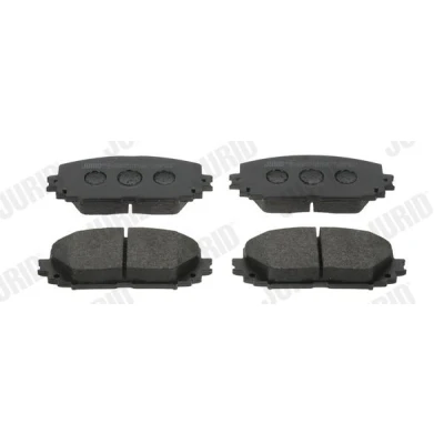 Imagen de JURID 572594J Juego de pastillas freno no preparado para indicador desgaste TOYOTA: Yaris II Hatchback, III Furgón