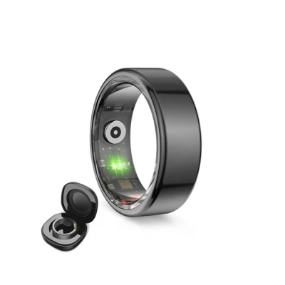 Imagen de KSIX Saturn Anillo Inteligente para Hombre y Mujer con Monitor de Actividad Pasos Calorías Smart Ring Que Mide Oxígeno en Sangre, Cardíaco, Control Sueño 3 Días Autonomía S