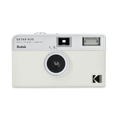 Imagen de KODAK EKTAR H35 Cámara de Cine Formato Medio, 35 mm, Reutilizable, sin Enfoque, Ligera, fácil Usar (Blanquecino) (la película y la Pila AAA no están Incluidas)