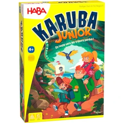 Imagen de HABA Pirata Karuba Junior niños, Aventura cooperativa y Estrategia, Gran Juego de Mesa, 1 a 4 Jugadores, Partir años, Color (303407)