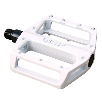 Imagen de NC 17 Sudpin STD Zero Pro Pedal de Aluminio para Bicicletas montaña/Bicicleta BMX, Resistente, Super Ligero, Soportes fijos Blanco