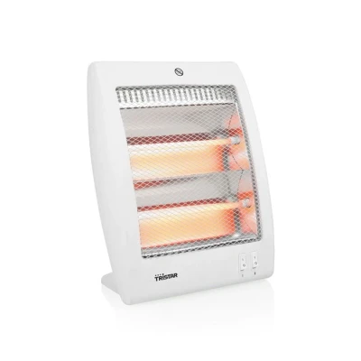 Imagen de Tristar KA 5127 Calefactor eléctrico halógeno, alcance para 12 m², 2 niveles de potencia, protección contra caída y sobrecalentamiento, 800 W máx.