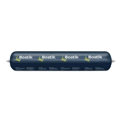 Imagen de BOSTIK P795 Poliuretano PREMIUM Negro, Masilla de Multiusos para Uso Profesional, Adhesivo y Sellador Elástico, Resistente al Agua, Interior Exterior, Bolsa 600 ml