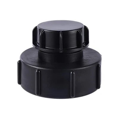 Imagen de FOGWOWO IBC Adaptador de Tanque S100x8 a Reducción S60x6 Rosca Gruesa con Tapa, Grifo Manguera para Deposito Agua 1000 Litros,Barriles Lluvia,Contenedor