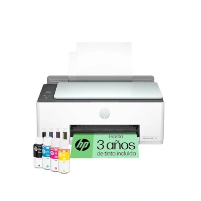 Imagen de Impresora Multifunción tinta HP Smart Tank 5108 Wi Fi, con depósito recargable, incluye para imprimir hasta 3 años