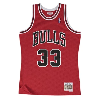 Imagen de Mitchell &amp;Ness NBA Swingman Jerrsey 2.0 Chicago Bulls 1997 98, S. Pippen #33, Rojo, S