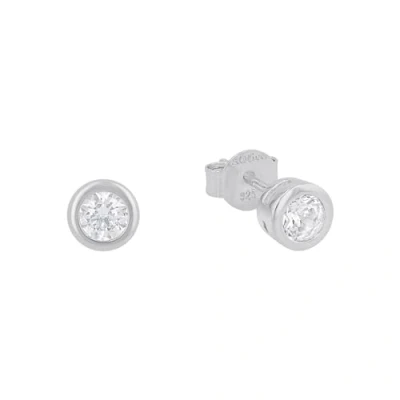 Imagen de s.Oliver pendientes de plata ley 925 las señoras, con zirconia cúbica sinte., 0,6 cm, plata, Viene en caja regalo joyería, 9079094