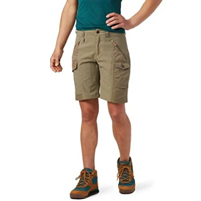 Imagen de Fjallraven Nikka Shorts Curved W Pantalones, Mujer, Light Olive, 48