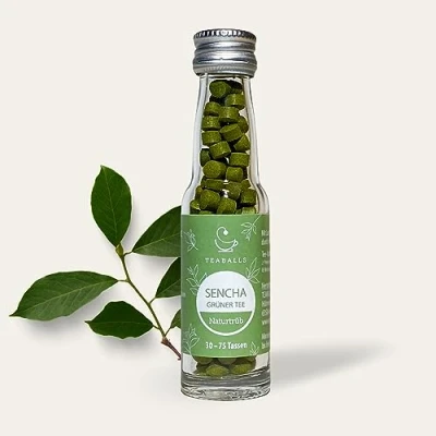 Imagen de Teaballs té verde Sencha, natural (1 x 11 g) aprox. 150 para 30 75 tazas de 100% puramente vegetal conocido por: DAS DING DES AHRES