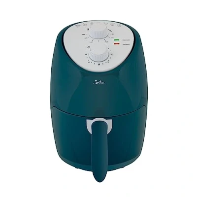 Imagen de JATA JEFR5392 Freidora de Aire 2 L Air Fryer 1000 W. Control temperatura (80 200C) Temporizador 30 minutos. Uso sencillo. Diseño compacto. Cestillo antiadherente. Libre BPA