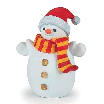 Imagen de Papo (39158 Schneemann Muñeco de Nieve, Color Multicolor Blanco Rojo