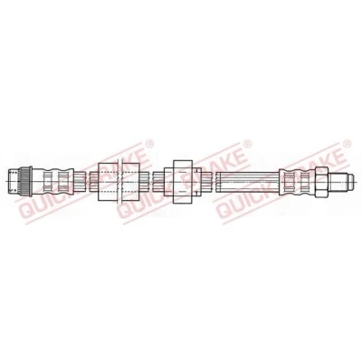 Imagen de QUICK BRAKE 32.408 Latiguillos de Freno 431 M10x1 RENAULT: Kangoo I Express,