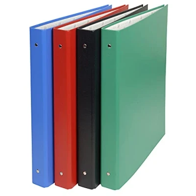 Imagen de Exacompta 52432E Classeur remborde PVC 4 Anillas 30 mm A4 Maxi, Colores Surtidos , 1 unidad