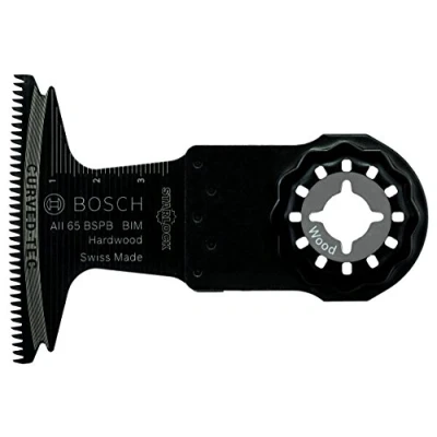 Imagen de Bosch Professional 1x Hoja de sierra inmersión BIM AII 65 BSPB (para madera dura, 40 x mm, accesorios Multiherramienta)