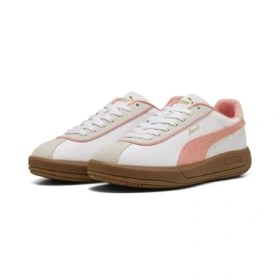Imagen de PUMA Club KLASSIKA, Zapatillas Mujer, White Pink Fruit Vapor Gray, 42.5 EU