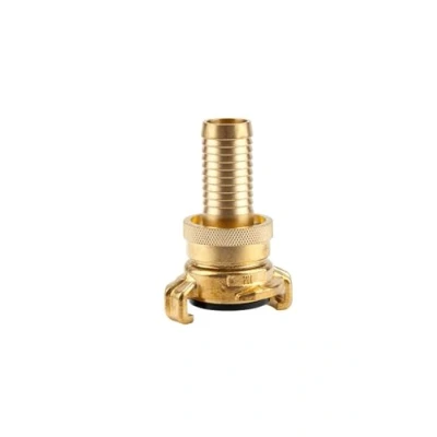 Imagen de Acoplamiento de succión y alta presión GARDENA latón para 19 mm (3/4 &quot;) Mangueras: mangueras líneas succión, hasta 40 bar, confiable (7120 20)