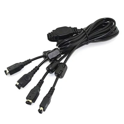 Imagen de Link e : cable de conexión para 4 jugadores en la consola Nintendo Gameboy Advance GBA y SP (link, enlace, multijugador, transferencia datos, pokemon...)