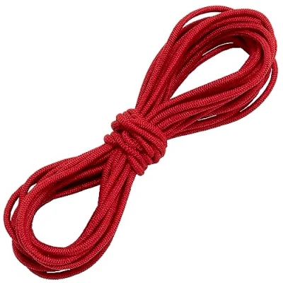 Imagen de AERZETIX C67277 Elástico decorativo redondo 5 metros diámetro 2mm color rojo frambuesa