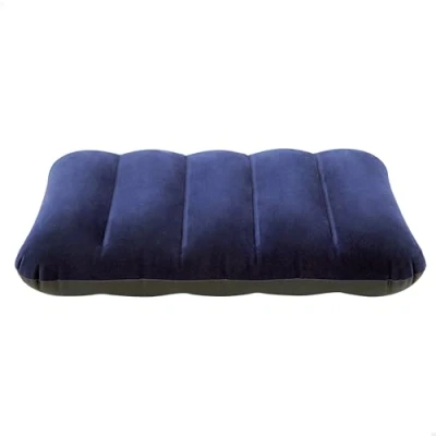 Imagen de Intex 68672 Almohada Hinchable flocada, 43 x 28 9 cm, Color Azul