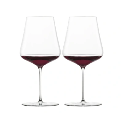 Imagen de Zwiesel Glas Copas de vino tinto color burdeos Duo (juego 2 unidades), para tinto, apto lavavajillas, cristal Tritán (número referencia 123471)