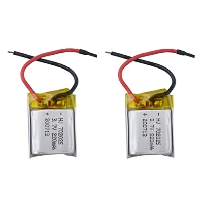 Imagen de 2PCS 3,7V 220mah batería de Litio para SYMA S107 S107G S108G S109G HS190 901HS 901S 901H X300C LF606 SG800 S9 Mini Quadcopter Dron Control Remoto