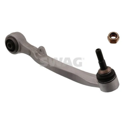 Imagen de SWAG 20 92 1514 Barra oscilante, suspensión de ruedas con apoyo Eje delantero abajo, derecha Brazo oscilante transversal Aluminio BMW: 7, 6 Coupé