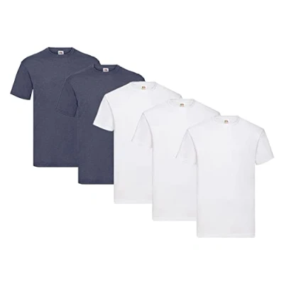 Imagen de Fruit of the Loom Camiseta para hombre original de la marca, XL