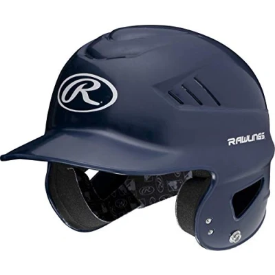 Imagen de Rawlings Coolflo NOCSAE Casco de Batting Moldeado, Talla única, Color Azul Marino