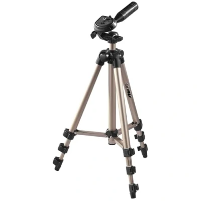 Imagen de Hama Star 05 Trípode para cámaras foto/video, 106.5 cm, aluminio, cabeza 3D, color dorado/negro (020509)