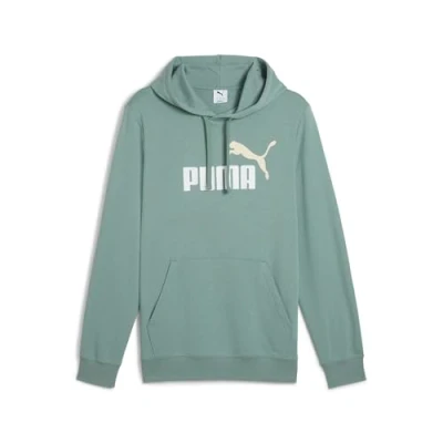 Imagen de PUMA ESS 2 Color No. 1 Logo Hoodie TR, Sudaderas con Capucha Hombre, Green Moon,
